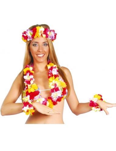 Conjunto Hawaiano Extra Tienda de disfraces online - Mercadisfraces