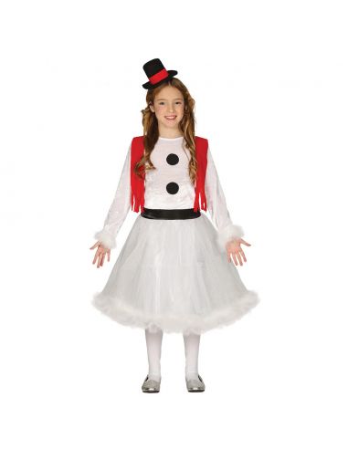 Disfraz Muñeco de Nieve para niña Tienda de disfraces online - Mercadisfraces