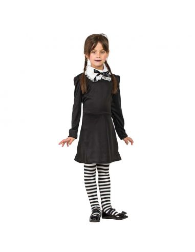 Disfraz de Miércoles Addams Infantil Tienda de disfraces online - Mercadisfraces