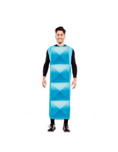 Disfraz de Tetris Azul Claro para adulto Tienda de disfraces online - Mercadisfraces 2