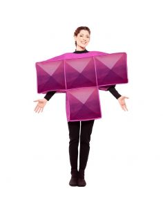 Disfraz de Tetris Morado para adulto Tienda de disfraces online - Mercadisfraces