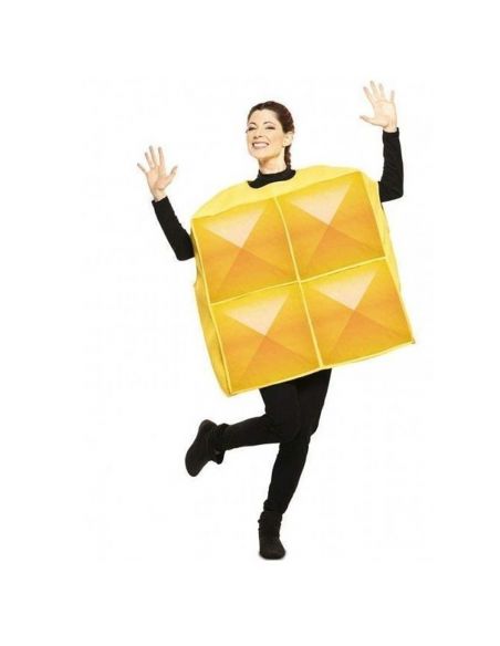 Disfraz de Tetris Amarillo para adulto Tienda de disfraces online - Mercadisfraces