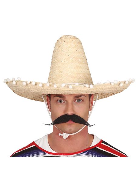 Sombrero Mejicano 50 cm. Tienda de disfraces online - Mercadisfraces