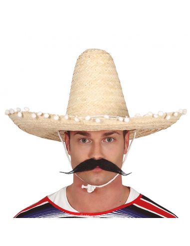 Sombrero Mejicano 45 cm. Tienda de disfraces online - Mercadisfraces