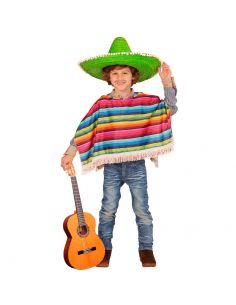 Poncho Mejicano para niño Tienda de disfraces online - Mercadisfraces