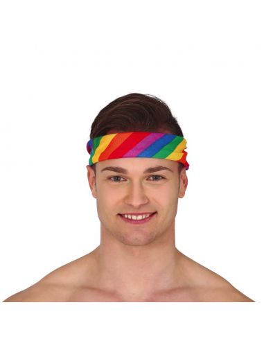 Pañuelo Cabeza Arcoiris Tienda de disfraces online - Mercadisfraces