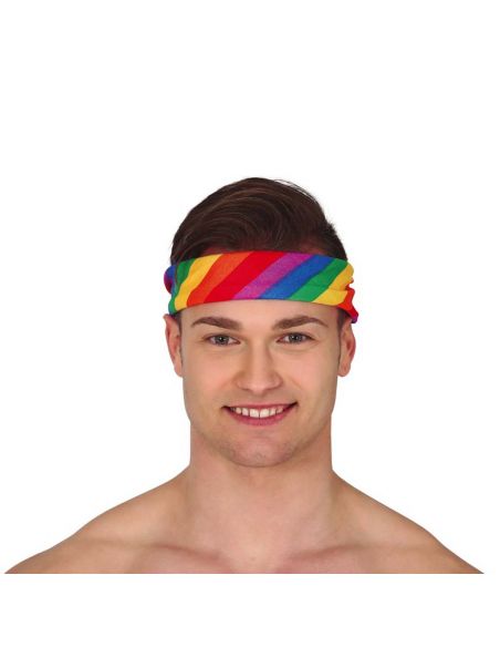 Pañuelo Cabeza Arcoiris Tienda de disfraces online - Mercadisfraces