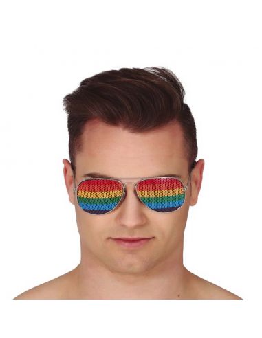 Gafas Multicolor Tienda de disfraces online - Mercadisfraces