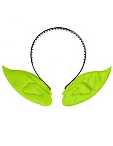 Diadema orejas Puntiagudas verdes Tienda de disfraces online - Mercadisfraces