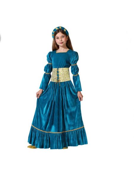 Disfraz Reina Medieval Azul Tienda de disfraces online - Mercadisfraces