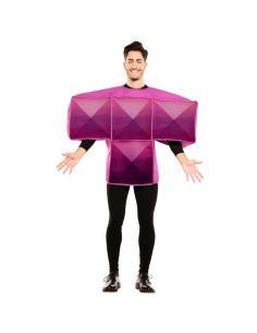 Disfraz de Tetris Morado para adulto Tienda de disfraces online - Mercadisfraces 2