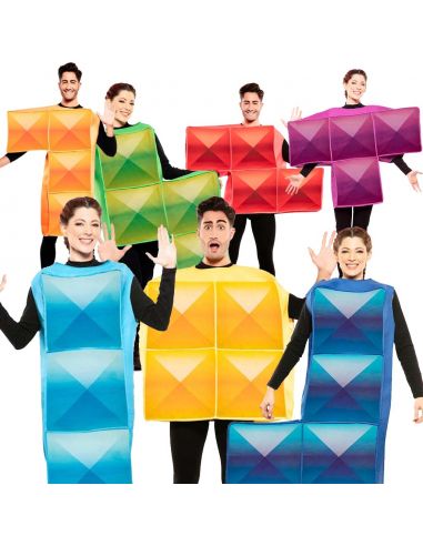 Disfraz para grupos de Tetris Tienda de disfraces online - Mercadisfraces