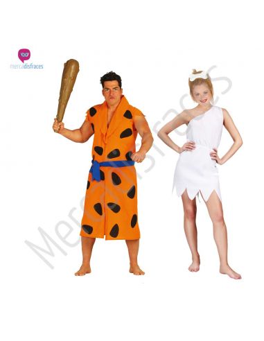 Disfraces divertidos de los Picapiedra para pareja Tienda de disfraces online - Mercadisfraces