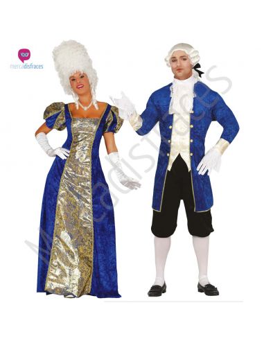 Disfraces para pareja Epoca Azul Tienda de disfraces online - Mercadisfraces
