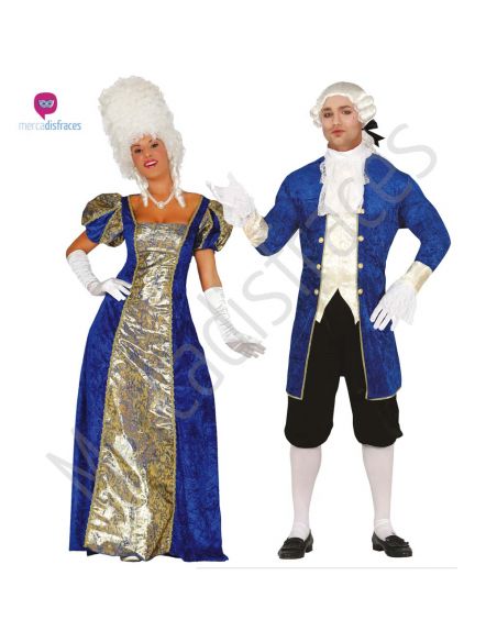 Disfraces para pareja Epoca Azul Tienda de disfraces online - Mercadisfraces