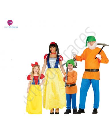 Disfraces divertidos de Blancanieves para grupos Tienda de disfraces online - Mercadisfraces