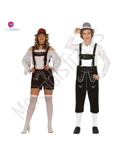 Pareja de Disfraces de Tiroleses Tienda de disfraces online - Mercadisfraces
