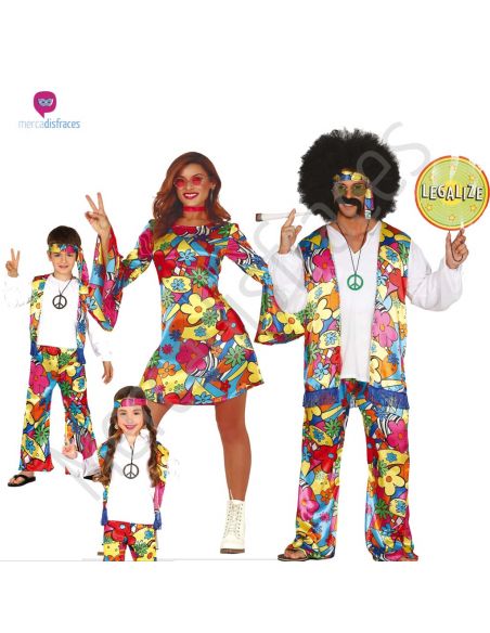 Grupo disfraces Hippies Flower Tienda de disfraces online - Mercadisfraces Grupo disfraces Hippies Flower Tienda de disfraces online - Mercadisfraces