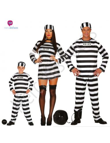 Grupo disfraces Presos Tienda de disfraces online - Mercadisfraces