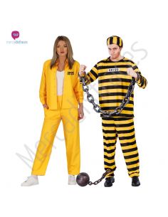 Pareja disfraces Presos Amarillos Tienda de disfraces online - Mercadisfraces