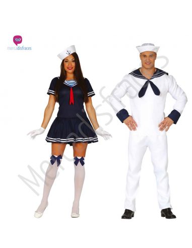Pareja disfraces de Marines Tienda de disfraces online - Mercadisfraces