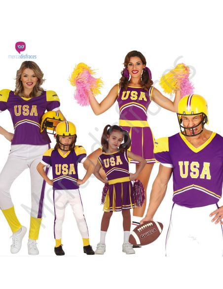 Disfraces para grupos de Jugadores de Futbol Americano Tienda de disfraces online - Mercadisfraces