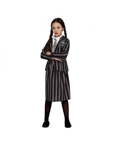Disfraz Miércoles Addams Estudiante infantil Tienda de disfraces online - Mercadisfraces