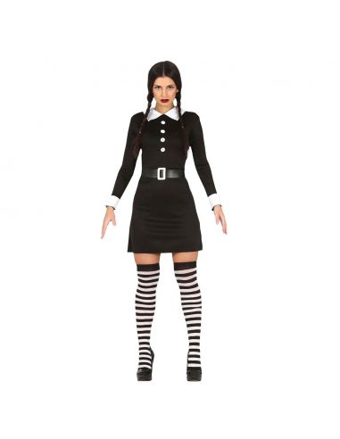 Disfraz de Miércoles Addams mujer Tienda de disfraces online - Mercadisfraces