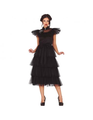 Disfraz Miercoles Addams Bailarina adulta Tienda de disfraces online - Mercadisfraces