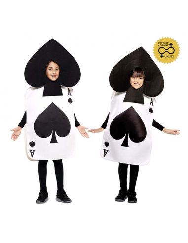 Disfraz de Carta de As de Picas Infantil Tienda de disfraces online - Mercadisfraces