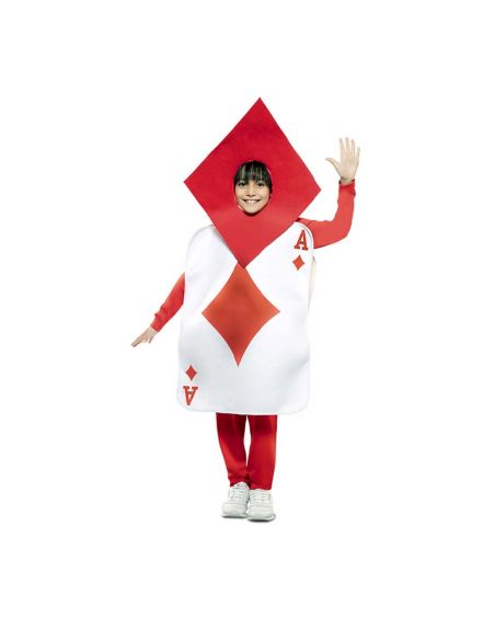 Disfraz de Carta de As de Diamantes Infantil Tienda de disfraces online - Mercadisfraces Disfraz de Carta de As de Diamantes Infantil Tienda de disfraces online - Mercadisfraces