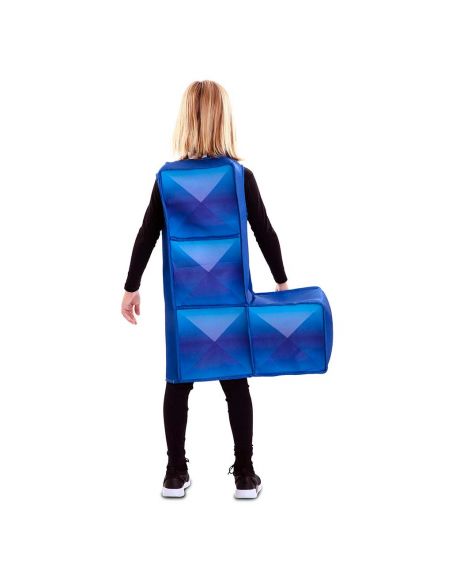 Disfraz de Tetris Azul oscuro infantil Tienda de disfraces online - Mercadisfraces