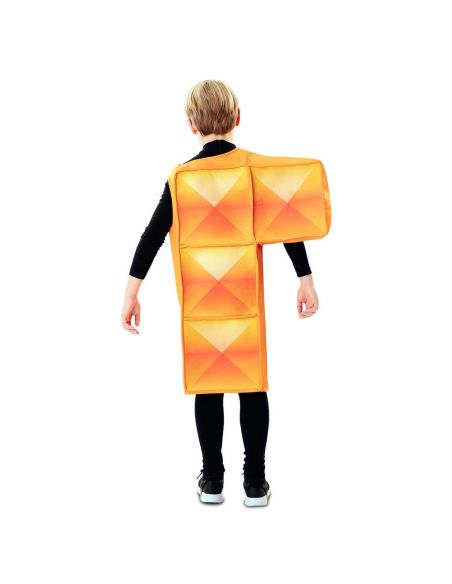 Disfraz de Tetris Naranja infantil Tienda de disfraces online - Mercadisfraces