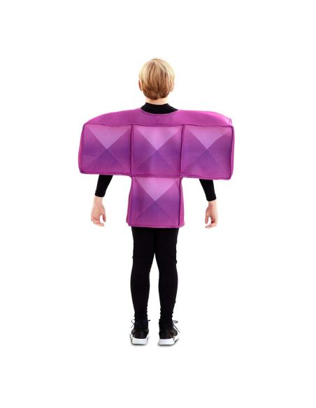 Disfraz de Tetris Morado infantil Tienda de disfraces online - Mercadisfraces