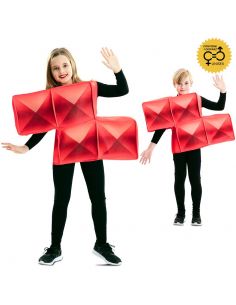 Disfraz de Tetris Rojo infantil Tienda de disfraces online - Mercadisfraces