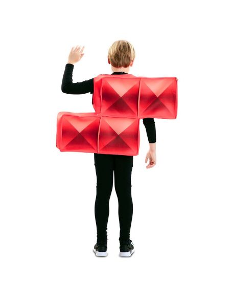 Disfraz de Tetris Rojo infantil Tienda de disfraces online - Mercadisfraces