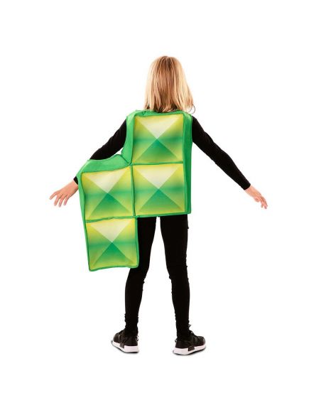 Disfraz de Tetris Verde infantil Tienda de disfraces online - Mercadisfraces