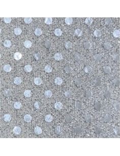Tela de Lentejuela Redonda Plata 3mm Tienda de disfraces online - Mercadisfraces