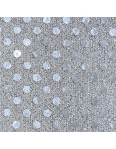 Tela de Lentejuela Redonda Plata 3mm Tienda de disfraces online - Mercadisfraces