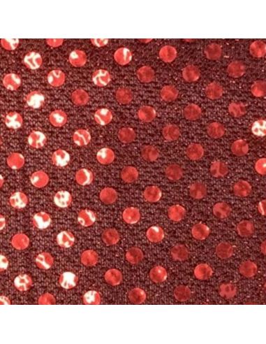 Tela de Lentejuela Redonda Roja 3mm Tienda de disfraces online - Mercadisfraces