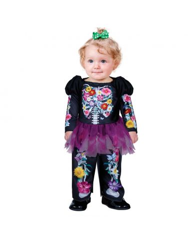 Disfraz Mini-Catrina Bebé Tienda de disfraces online - Mercadisfraces