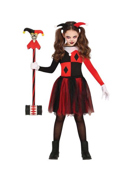 Disfraz de Arlequin rojo infantil Tienda de disfraces online - Mercadisfraces