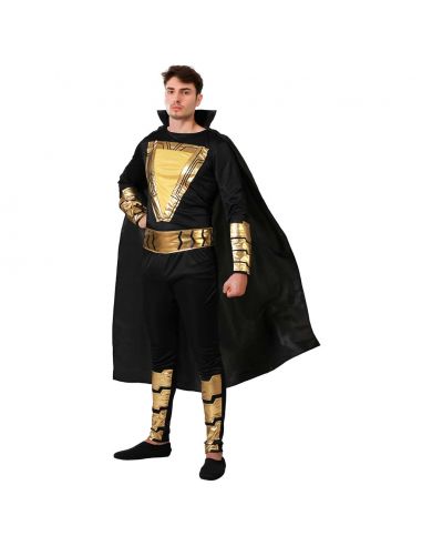 Disfraz Héroe Cómic Dorado/Negro Tienda de disfraces online - Mercadisfraces
