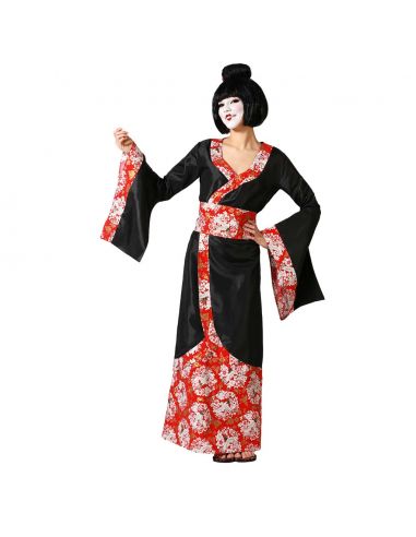 Disfraz Geisha Kimono Negro Tienda de disfraces online - Mercadisfraces