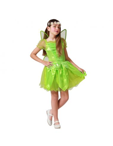 Disfraz Hada Verde Brillante Infantil Tienda de disfraces online - Mercadisfraces
