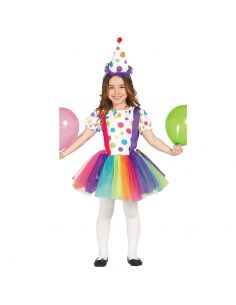Disfraz Payasita Colorines Niña Tienda de disfraces online - Mercadisfraces