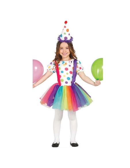 Disfraz Payasita Colorines Niña Tienda de disfraces online - Mercadisfraces
