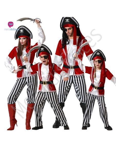 Disfraces para Grupos de Piratas de Rayas Tienda de disfraces online - Mercadisfraces