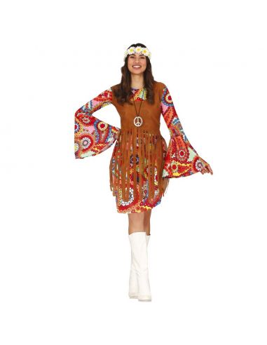 Disfraz de Hippie Adulta Tienda de disfraces online - Mercadisfraces
