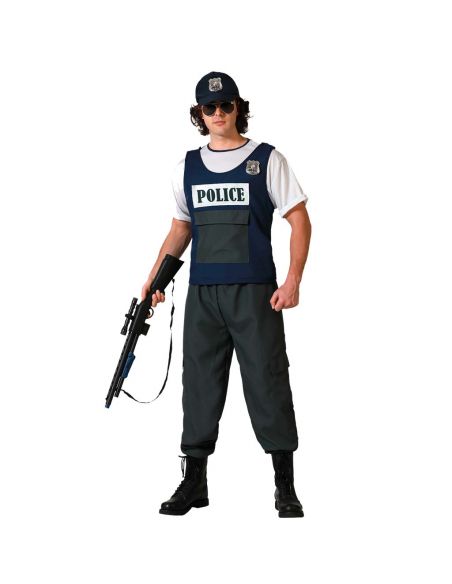 Disfraces para Grupos de Policias Chaleco Tienda de disfraces online - Mercadisfraces